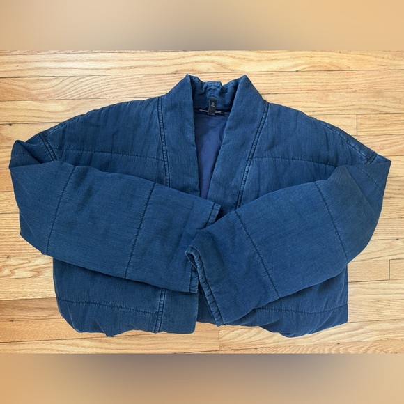 Eileen Fisher Quilted Indigo Jacket - Picture 5 of 5